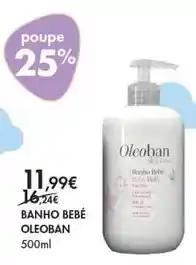 Pingo Doce Oleoban - banho bebe promoção