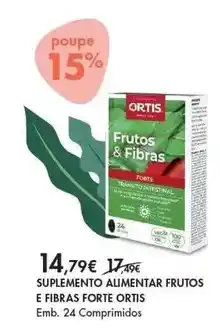 Pingo Doce Suplemento alimentar frutos e fibras forte ortis promoção