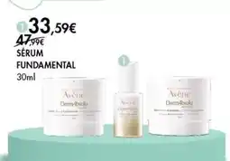 Pingo Doce Avène - sérum fundamental promoção