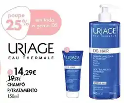 Pingo Doce Uriage - champo p/tratamento promoção