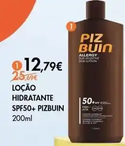 Pingo Doce Piz buin - hidratante spf50+ promoção