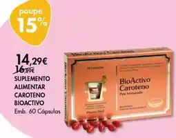 Pingo Doce Biológico - suplemento alimentar caroteno promoção