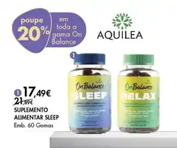 Pingo Doce A+ - suplemento alimentar sleep promoção