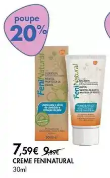 Pingo Doce Creme feninatural promoção