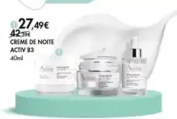 Pingo Doce Avène - creme de noite activ b3 promoção