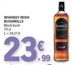 E.Leclerc Bushmills - whiskey irish promoção