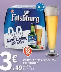 E.Leclerc Marca guia - cerveja sem alcool 0% promoção