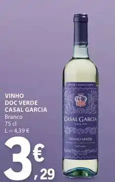 E.Leclerc Casal garcia - vinho doc verde promoção