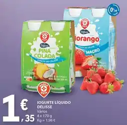 E.Leclerc P'tit déli - iogurte líquido promoção