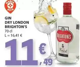 E.Leclerc Gin dry london promoção