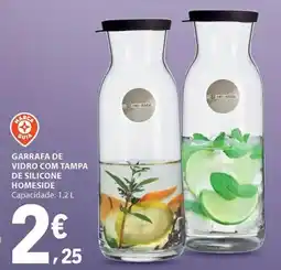 E.Leclerc com - garrafa de vidro com tampa de silicone promoção