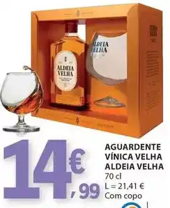 E.Leclerc Aliança velha - aguardente vinica velha promoção