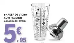 E.Leclerc com - shaker de vidro com receitas promoção