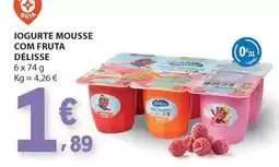 E.Leclerc Delisse - iogurte mousse com fruta promoção