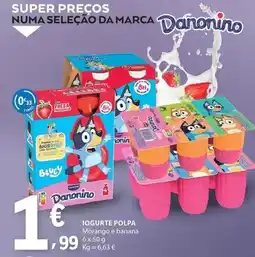 E.Leclerc Danonino - iogurte polpa promoção