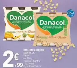 E.Leclerc Danacol - iogurte liquido promoção