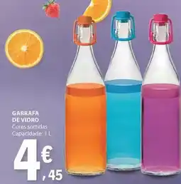 E.Leclerc Garrafa de vidro promoção