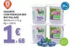 E.Leclerc Purina - iogurte com pedaços bio bio village promoção