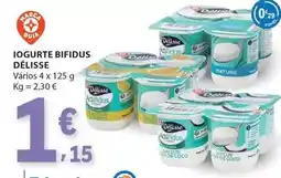 E.Leclerc Delisse - iogurte bifidus promoção