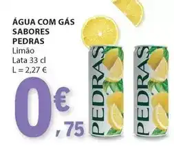 E.Leclerc Pedras - água com gas promoção