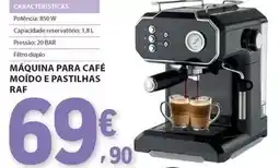 E.Leclerc Máquina para café moido e pastilhas raf promoção
