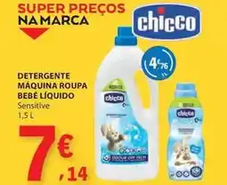 E.Leclerc Chicco - detergente maquina roupa bebe liquido promoção