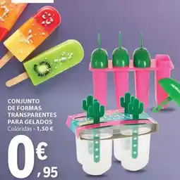 E.Leclerc Conjunto de formas transparentes para gelados promoção
