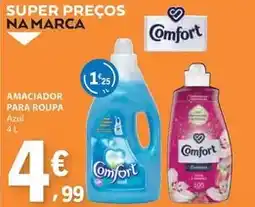 E.Leclerc Comfort - amaciador para roupa promoção