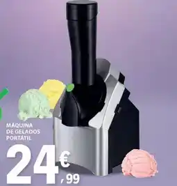 E.Leclerc Maquina de gelados portátil promoção