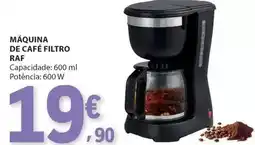 E.Leclerc Maquina de cafe filtro raf promoção