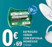 E.Leclerc com - esfregão verde com esponja promoção