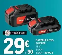 E.Leclerc Bateria litio promoção