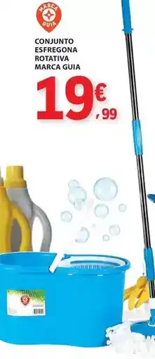 E.Leclerc Marca guia - conjunto esfregona rotativa promoção