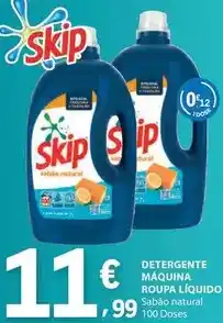 E.Leclerc Skip - detergente maquina roupa liquido promoção