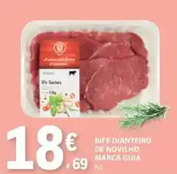 E.Leclerc Marca guia - bife dianteiro de novilho promoção