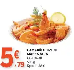 E.Leclerc Marca guia - camarão cozido promoção