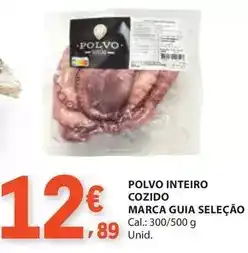 E.Leclerc Marca guia - polvo inteiro cozido seleção promoção