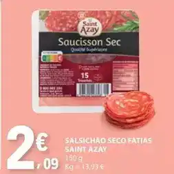 E.Leclerc Salsichao seco fatias promoção