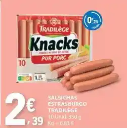 E.Leclerc Salsichas estrasburgo promoção