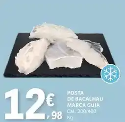E.Leclerc Marca guia - posta de bacalhau promoção