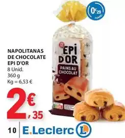 E.Leclerc E.leclerc - napolitanas de chocolate promoção