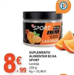 E.Leclerc Suplemento alimentar bcaa promoção