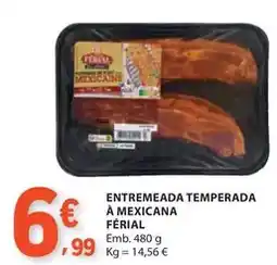 E.Leclerc Entremeada temperada à mexicana férial promoção