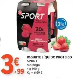 E.Leclerc Iogurte líquido proteico promoção