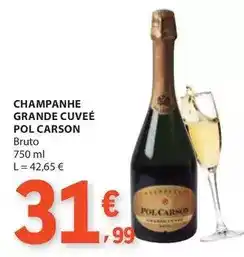 E.Leclerc Champanhe grande cuvee promoção