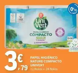 E.Leclerc Nature - papel higiénico compacto promoção