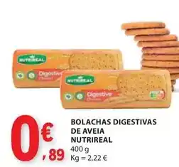 E.Leclerc Bolachas digestivas de aveia promoção