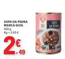 E.Leclerc Marca guia - sopa da pedra promoção