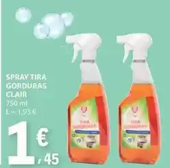 E.Leclerc Spray tira gorduras promoção