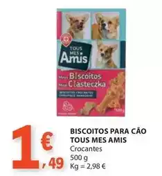 E.Leclerc Tous - biscoitos para cao promoção